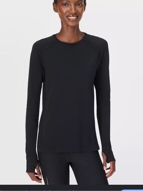 Sweaty Betty Athlete Featherweight Seamless Long Sleeve Tee small
